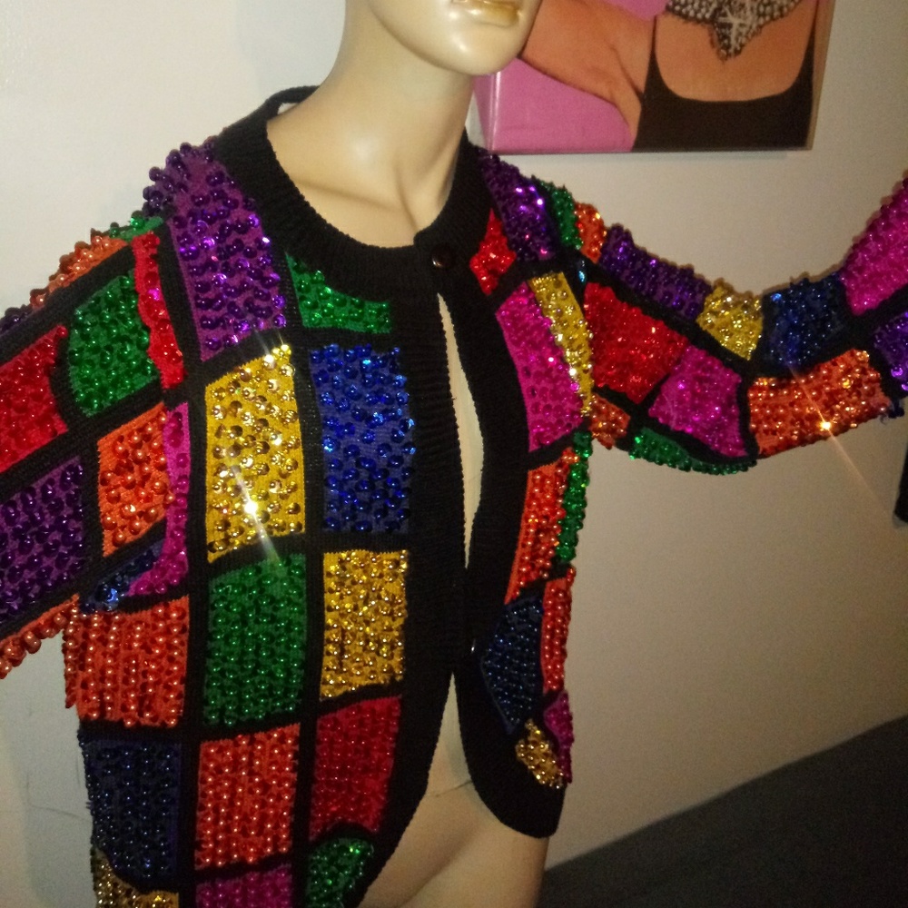 Color block Cardigan - Picture 5 of 6